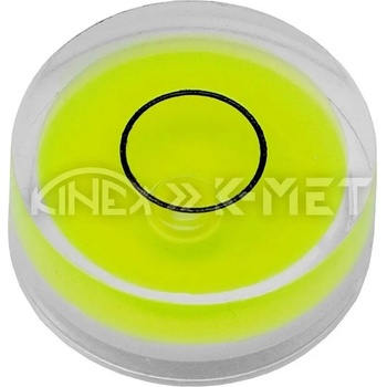 K-MET Кръгъл нивелир жълто-зелен K-MET 5022-01-025- D25x10.5 mm (5022-01-025)