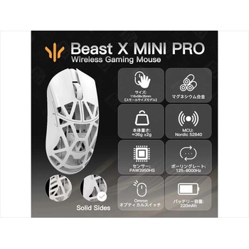 WLMOUSE Beast X Mini Pro (MINI-SHIXIN-WHITE-O)