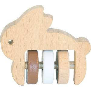 Bambam Дървена дрънкалка BamBam - Eco Friendly, зайче (51711)