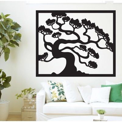 Drevený obraz na stenu strom bonsai z preglejky topoľ DRAZSKA 3816 PR0214 HEU+