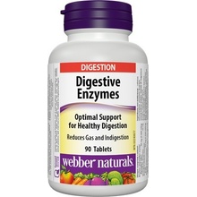 Webber Naturals Trávicí Enzymy 90 kapslí