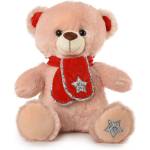 Амек Тойс Плюшена играчка Амек Тойс - Бежово мече с червен шал, 30 cm (070193-2) - ozone