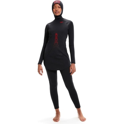 Speedo Hydro-pro Modesty - Black/Fed Red