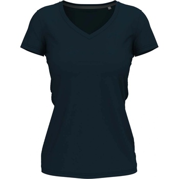 Stedman stretch-t v-neck st9710 / Дамска еластична тениска с v-образно деколте - марина синьо l (st9710mabl)