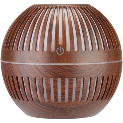 GX 2078 Ultrazvukový aroma difuzér a zvlhčovač s LED osvetlením tmavé drevo 130 ml