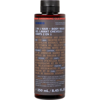Korres Athenian Grooming šampón a sprchový gél 2 v 1 pre mužov 250 ml