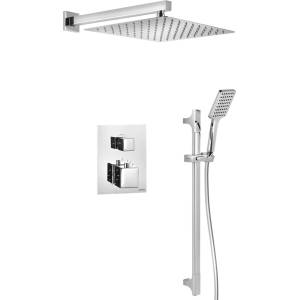 SAPHO - Душ комплект със скрит смесител, с тяло, 30x30 см, хром 1102-32-21 (1102-32-21)