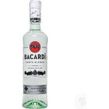 Bacardi Carta Blanca 37,5% 0,7 l (čistá fľaša)