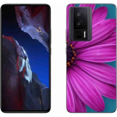 Pouzdro mmCase Gelové Xiaomi Poco F5 Pro - fialová kopretina