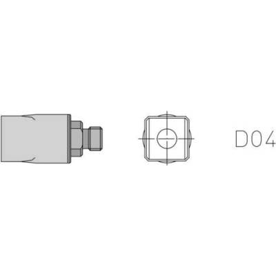 Weller D04 HEISSGASDÜSE 10,5X10,5 teplovzdušná hubica Obsah 1 ks