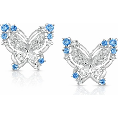 Solla Papilio Azzurro dámske náušnice zo striebra 925 strieborné ST-Z-NA39