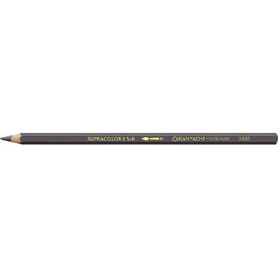 Caran d'Ache akvarelová pastelka Supracolor sépia šesťhranná 3888 407