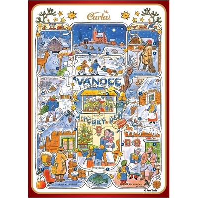 Carla Adventní kalendář s čokoládou Josef Lada 75 g
