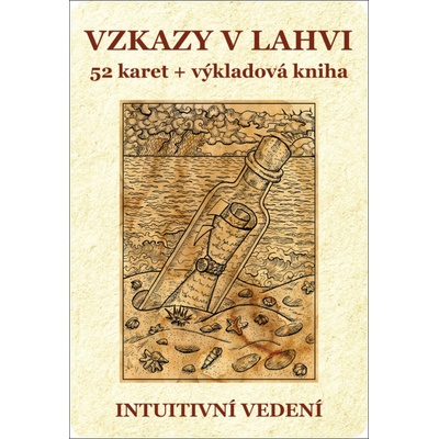 Vzkazy v lahvi - 52 karet + výkladová kniha