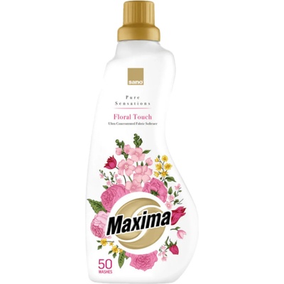 Sano Maxima Омекотител Sano Maxima Floral Touch, 1 литър, 50 пранета
