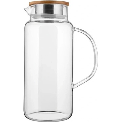Žáruvzdorná skleněná konvice s víkem Nobile 1,8l Florina