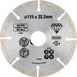 STANLEY - Диамантен режещ диск за камък и тухли, 115x22, 2 мм STA38162-XJ (STA38162-XJ)
