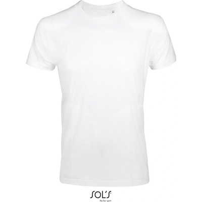SOL's Collection Tričko Imperial Fit slim fit krátký rukáv pánské Bílá