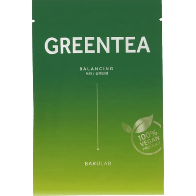 Barulab Green Tea Balancing The Clean Vegan Mask 23 g