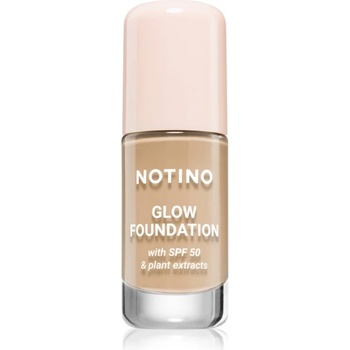 Notino Foundation Glow foundation with SPF 50 & plant extracts озаряващ фон дьо тен SPF 50 02 Light Warm 30ml