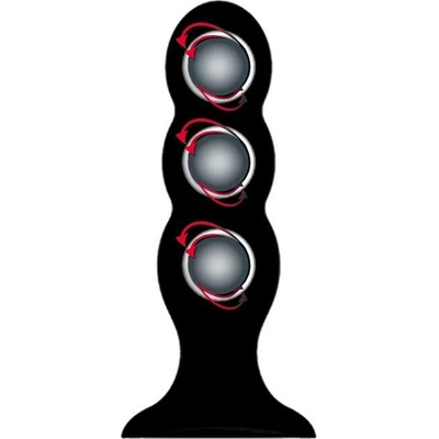 Basic X Quinn ThreeBall anální kolík s rotačními kuličkami černý