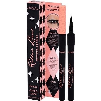 Benefit Roller Liner True Matte matné tekuté oční linky Black 1 ml – Zboží Mobilmania