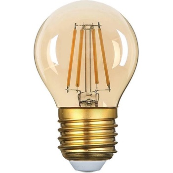 OPTONICA Led КРУШКА e27 g45 4w 320lm 175-265v 2700k golden glass ДИМИРАЩА (1326)