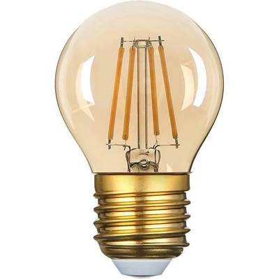 OPTONICA Led КРУШКА e27 g45 4w 320lm 175-265v 2700k golden glass ДИМИРАЩА (1326)