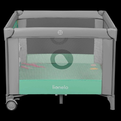 Lionelo hrací ohrádka Mille Grey Green