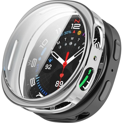 VSETKONAMOBIL 149923 TPU FULL COVER Kryt pre Samsung Galaxy Watch9 44mm strieborný