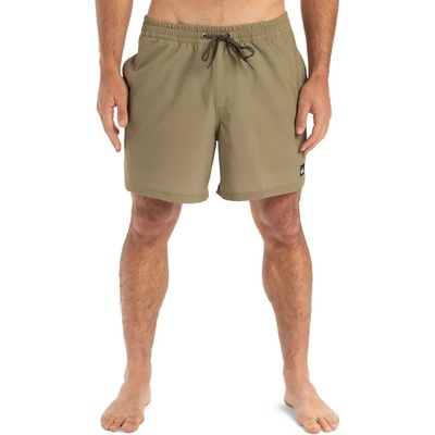 Quiksilver Бански гащета Quiksilver Surfsilk Solid Volley 16´´ swimming shorts - Green (Aloe)