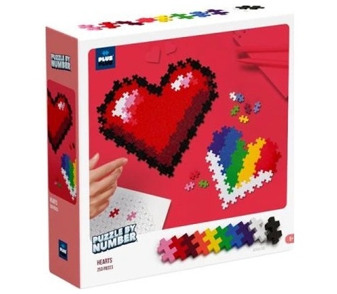 Plus Plus PLUS-PLUS BY NUMBER SERCE- 250 dielov