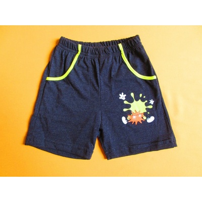 Arex ČR bavlněné kraťasy s potiskem 1 antracitová