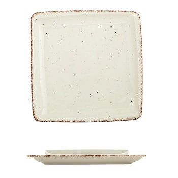 Image 1 of Gural Porselen - Side Квадратна чиния 25x25cm. (NBNORD25X25DU58KH) (0180404)