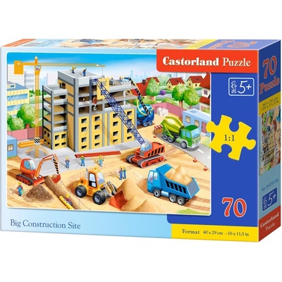 CASTORLAND Velké staveniště 70 dílků