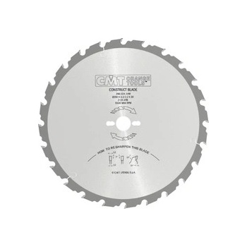 CMT Pílový kotúč na stavebné rezivo - D300x3,2 d30 Z48 HM