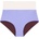 MYMARINI Дамско бикини долнище MYMARINI Women's Surf Shorts Bikini bottom - Chocolate / Lilac (150-5688-0512)