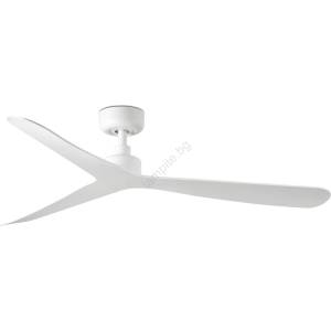 Faro Barcelona FARO 34194WT - Таванен вентилатор ROCKER M Ø 132 см, бял, с Wi-Fi (Tuya) и дистанционно управление (FA34194WT)