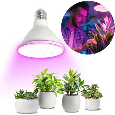 Brilagi LED Žiarovka na rast rastlín VITABLOOM E27/9W/230V 1200K biela Brilagi BG1665