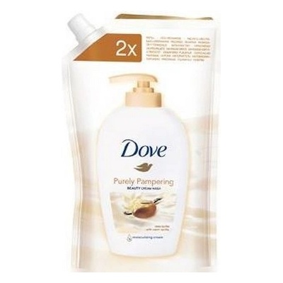 Dove Purely Pampering Bambucké máslo a vanilka tekuté mýdlo náhradní náplň 500 ml