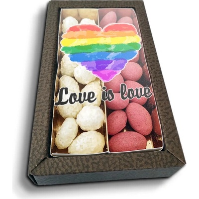 Sablio Mandle v čokoláde Love is Love 2 x 80 g
