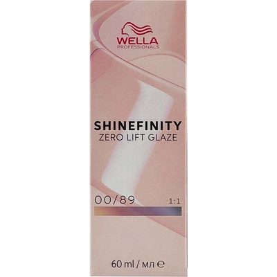Wella Shinefinity Zero Lift Glaze 60 ml деми-перманентна боя 00/89 Blue