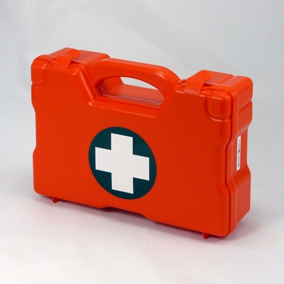 VMBal kufrík prvej pomoci Medic 3 s náplňou Basic plastová oranžová lekárnička