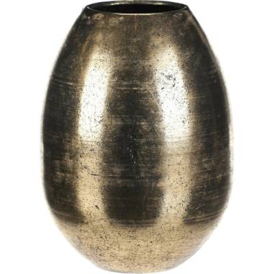 Kovová váza GOLDEN EGG, zlatá