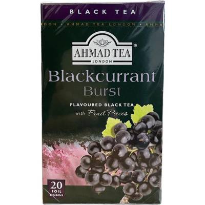 Ahmad Tea Černý čaj s příchutí černý rybíz 20 x 2 g
