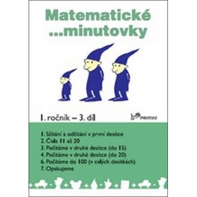 Matematické minutovky pro 1. ročník 3. díl