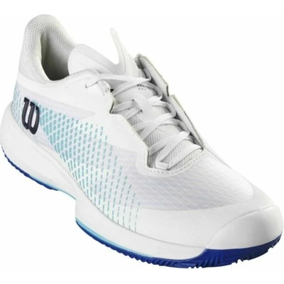 Wilson Kaos Swift 1.5 Clay Mens Tennis Shoe White/Blue Atoll/Lapis Blue 44 2/3 Мъжки обувки за тенис