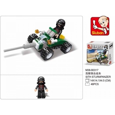 Sluban B0317 Vesmírná čtyřkolka 48 ks