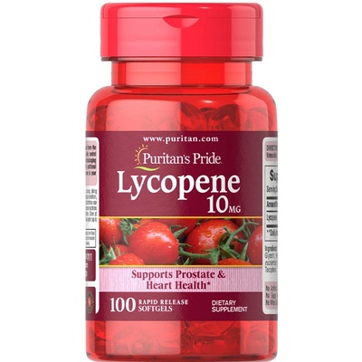Puritan's Pride Lykopén 10 mg Lykopén 10 mg softgely 100 kapsúl