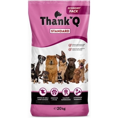 Thank´Q Standard Dog Adult Jahňa 20 kg